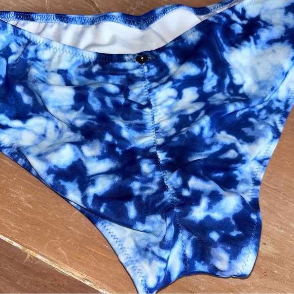 Victoria's Secret Blue Tie-Dye Bikini Bottom - Picture 3 of 4
